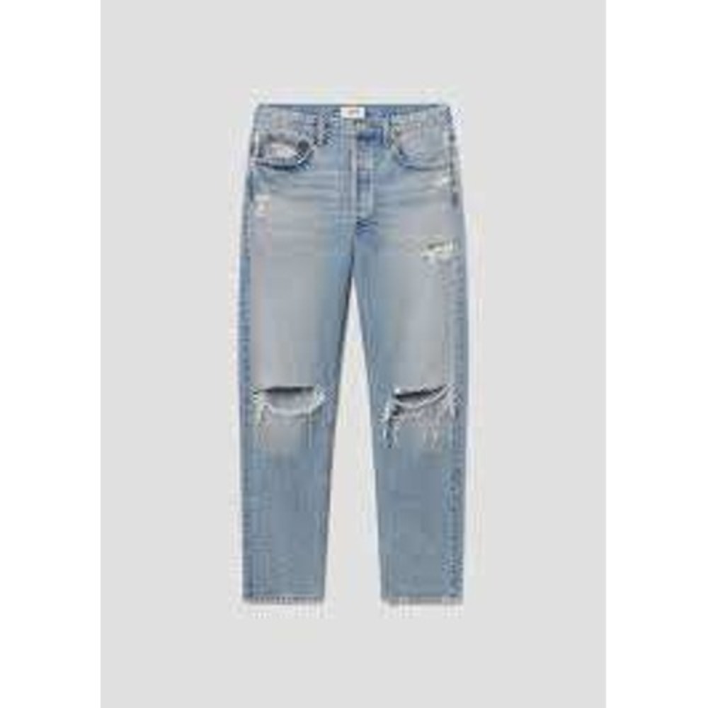 AGOLDE 90's Jeans Distressed Light Wash‎ Straight Leg High Rise Jeans Size 32